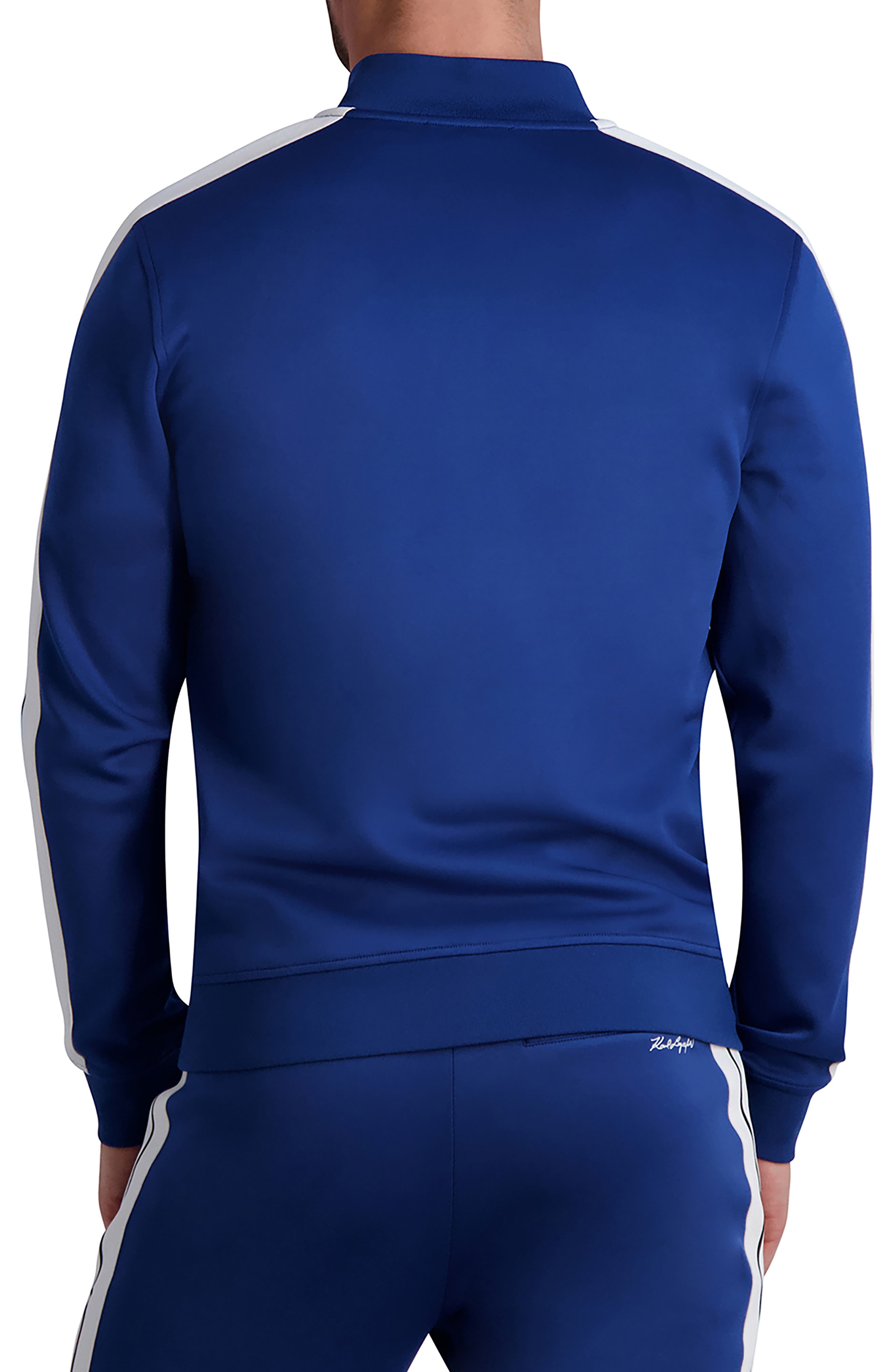 Karl Lagerfeld Paris Signature Scuba Track Jacket Nordstrom