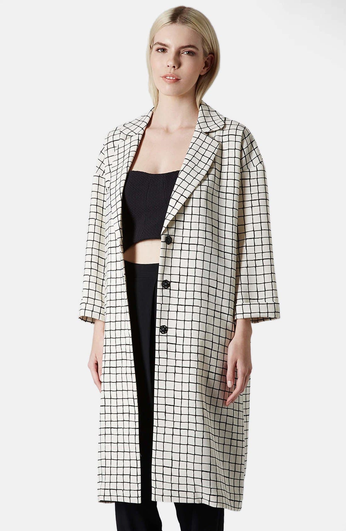 Check Print Coat Nordstrom