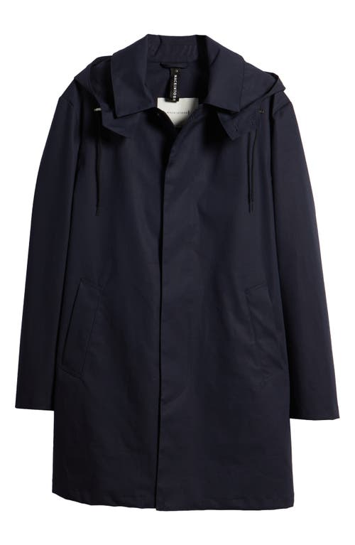 Mackintosh Cambridge Waterproof Hooded Raincoat In Navy