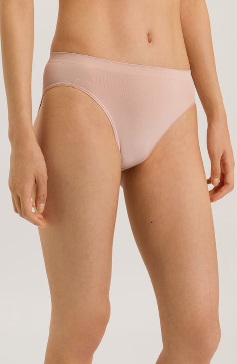 Gossamer Mesh Hip Bikini Underwear - Soft Coral