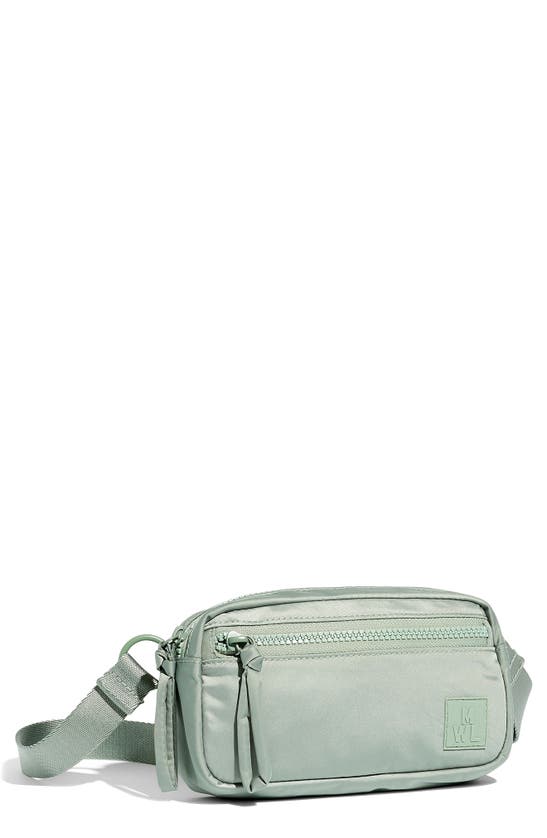 Madewell The Resourced Convertible Belt Bag In Frosted Willow