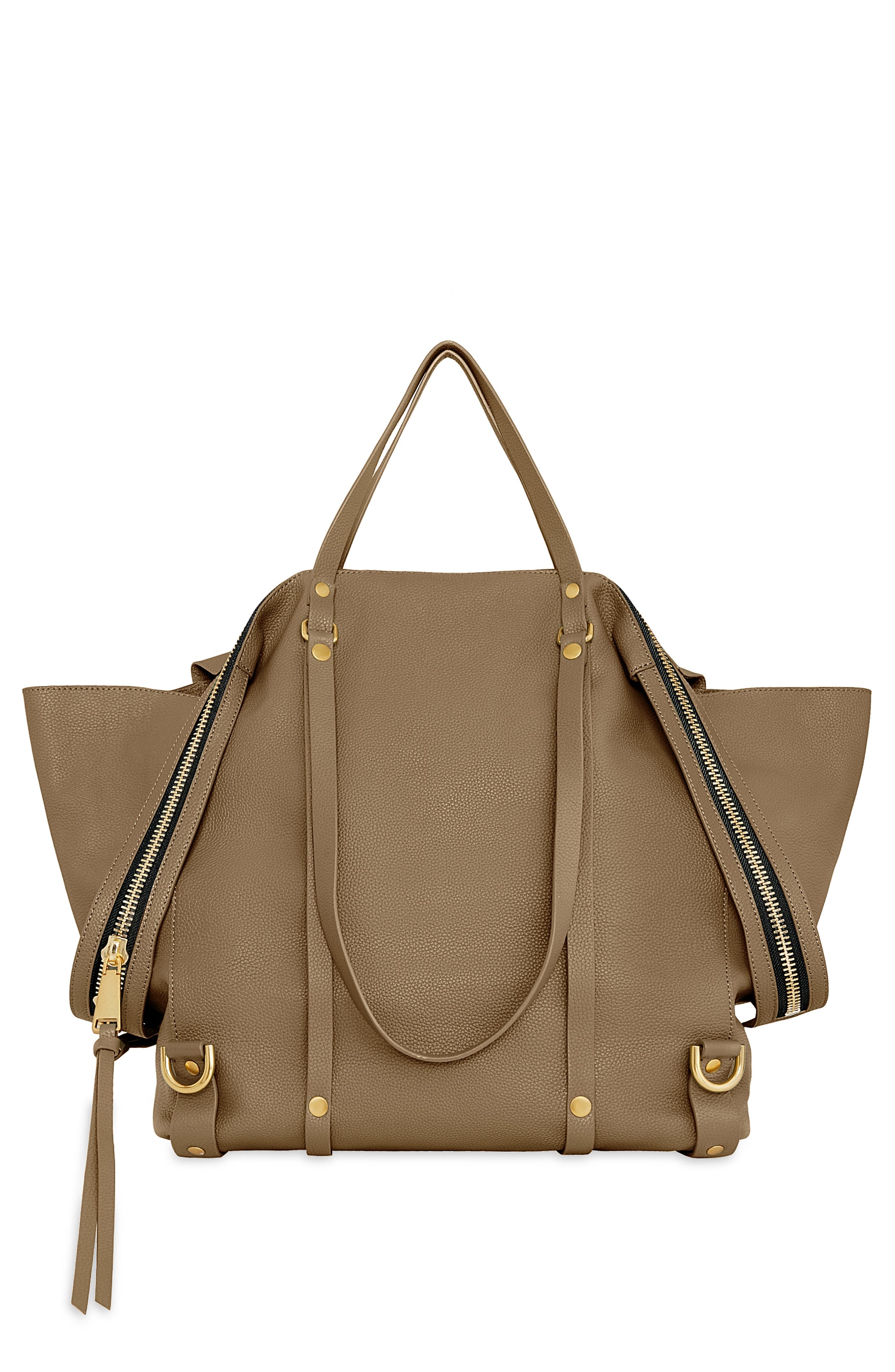 Pochette Rabattable Rebecca Minkoff En Daim Noir Et Taupe - Neuve Avec étiquette, Style Clutch