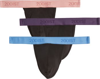 2(x)ist 3-Pack Cotton Thong
