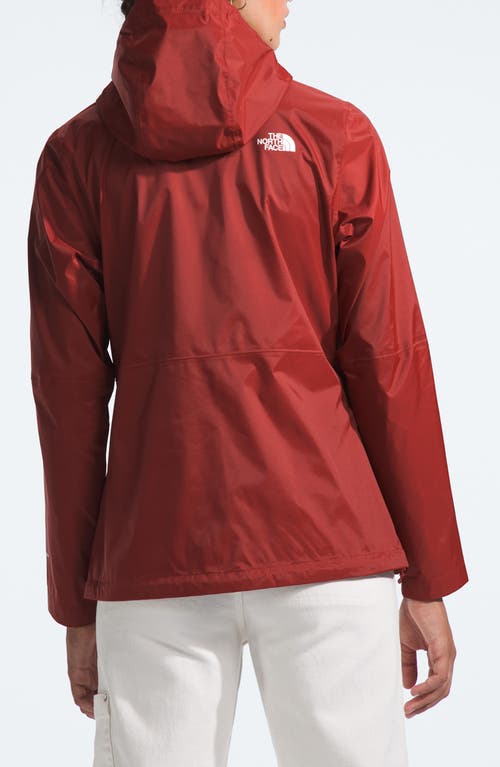 Shop The North Face Alta Vista Water Repellent Hooded Jacket In Iron Red