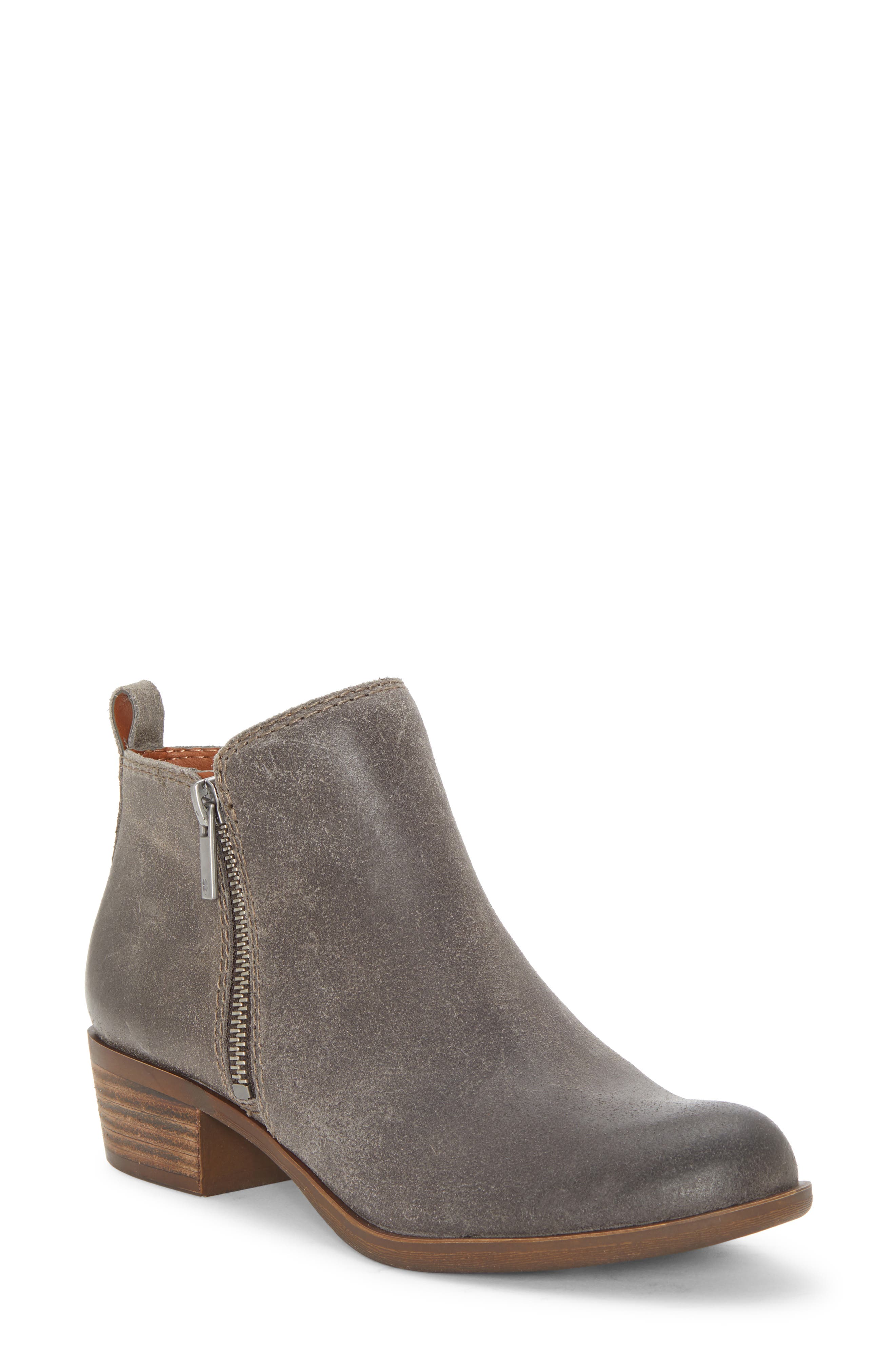 lucky brand basel bootie pewter