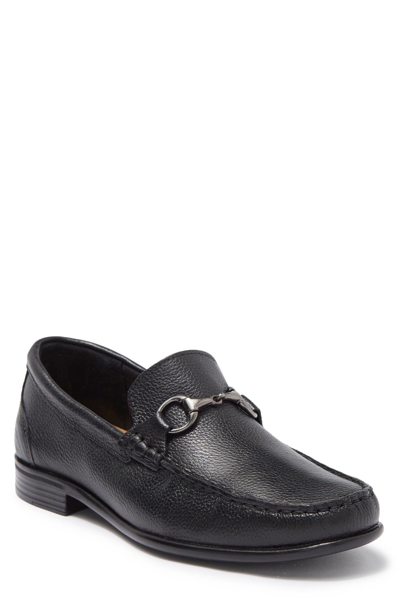 nordstrom mens black loafers