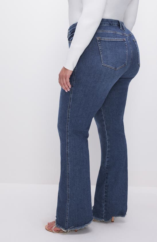 Good American Good Curve Bootcut Jeans In Indigo536