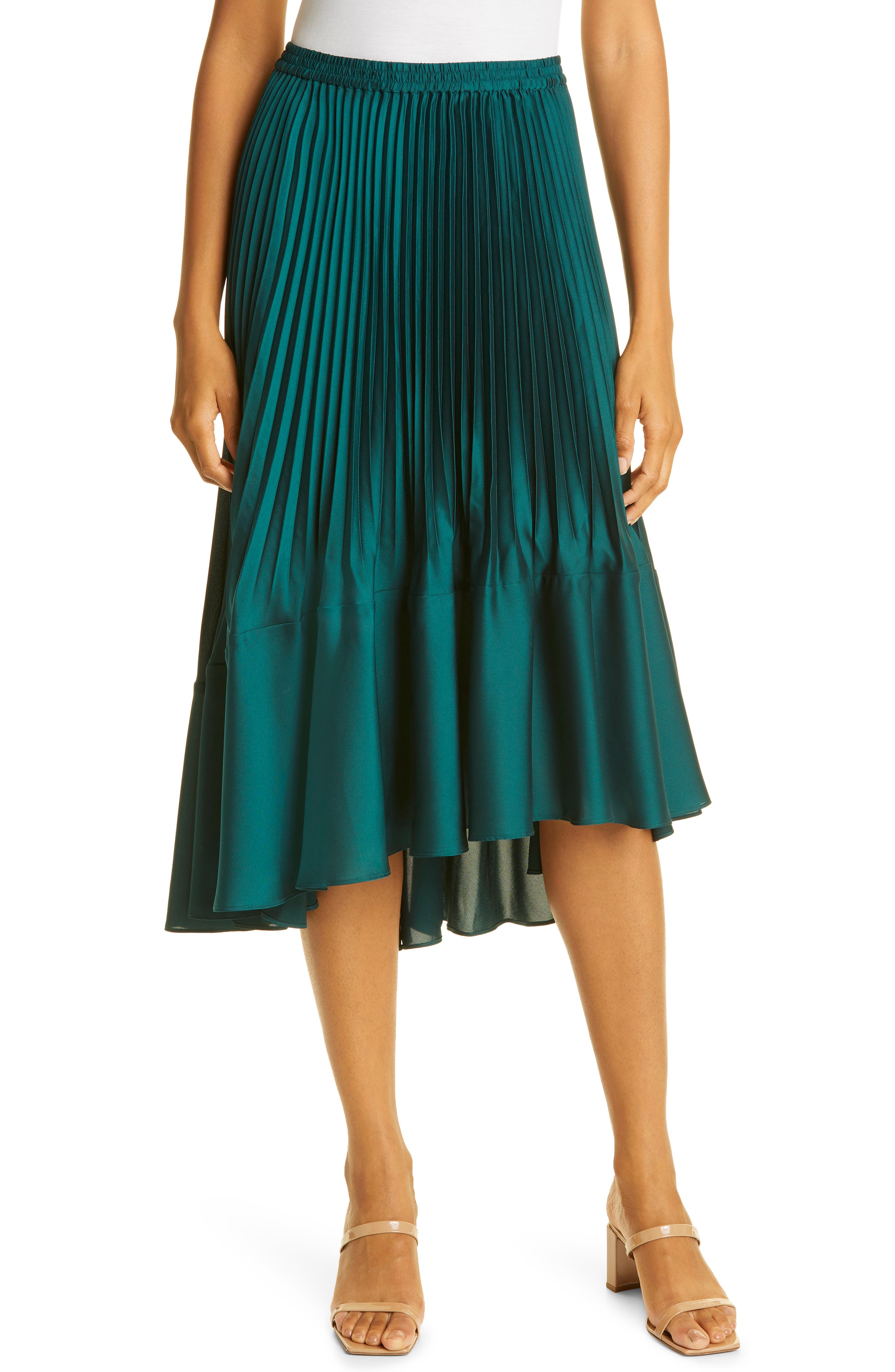 Pleated Flounce Skirt Nordstrom