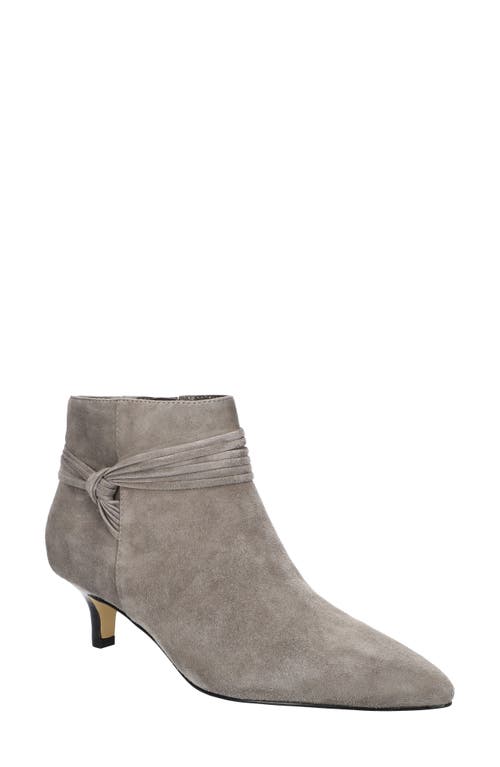 Bella Vita Jani Bootie in Grey Leather at Nordstrom, Size 8