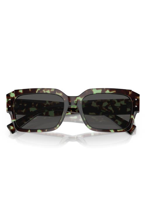 Dolce & Gabbana Dolce&gabbana 56mm Square Sunglasses In Dark Grey