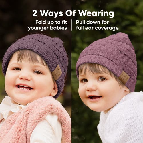 Shop Keababies 3-pack Warmzy Baby Beanies In Regalia