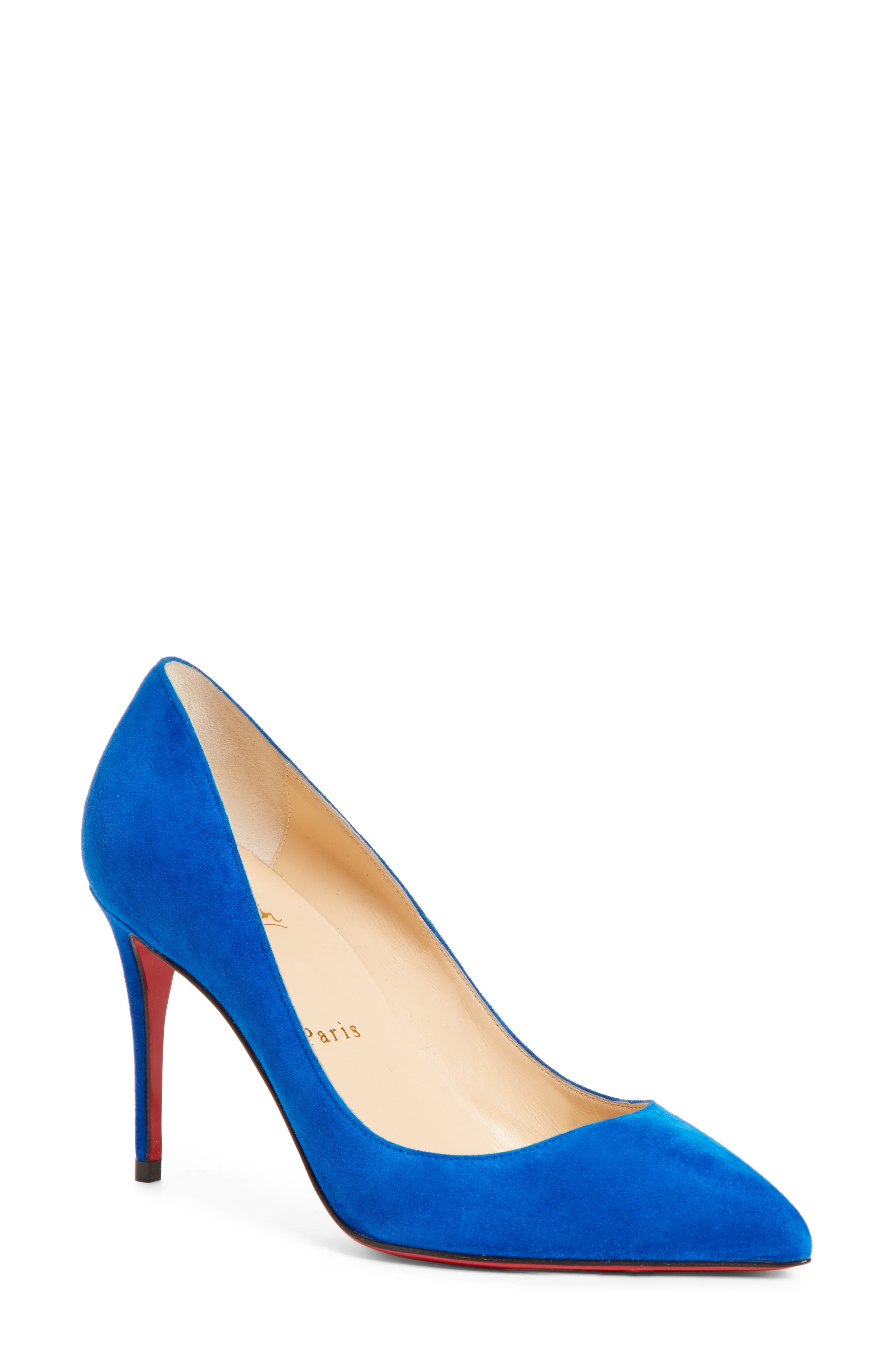 Christian Louboutin Pigalle Follies Pointy Toe Pump, Blue
