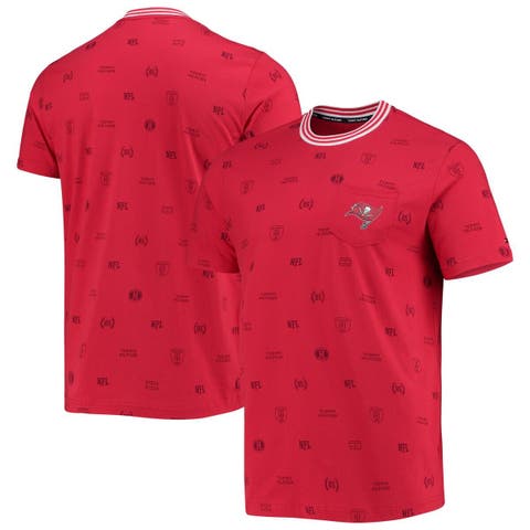 Men's Tommy Hilfiger Red Tampa Bay Buccaneers Essential Pocket T-Shirt