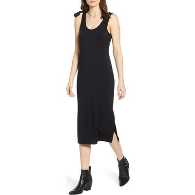 Treasure & Bond Scoop Neck Knit Dress, Black