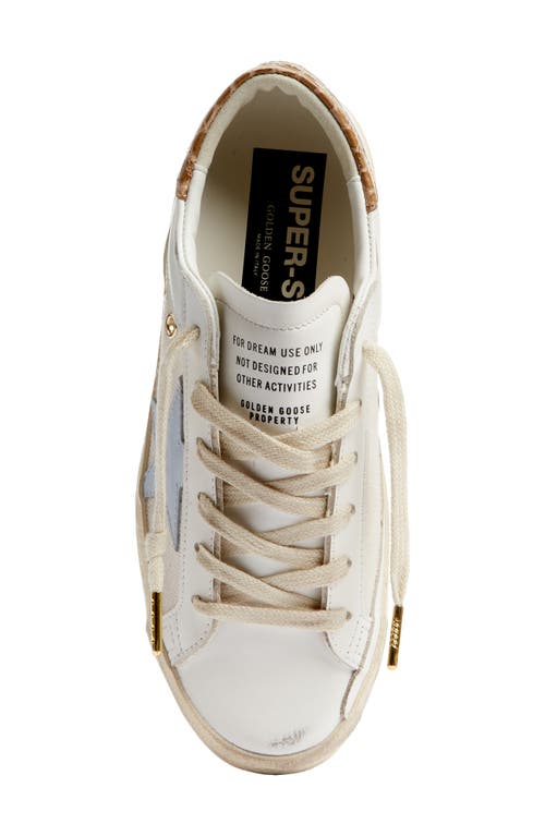 Shop Golden Goose Super-star Low Top Sneaker In White/grey