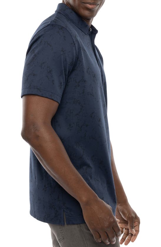 Shop Travismathew Warmer Tides Polo In Total Eclipse