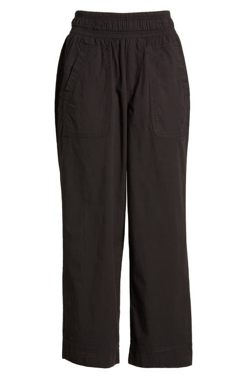 Wit & Wisdom Relaxed Straight Leg Pants In Black