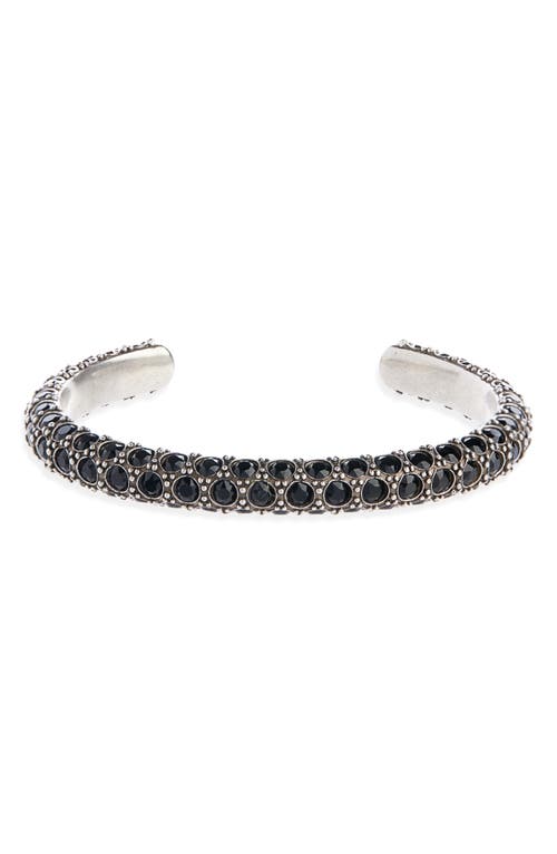 Isabel Marant Funky Ring Cuff Bracelet Black/Silver at Nordstrom,