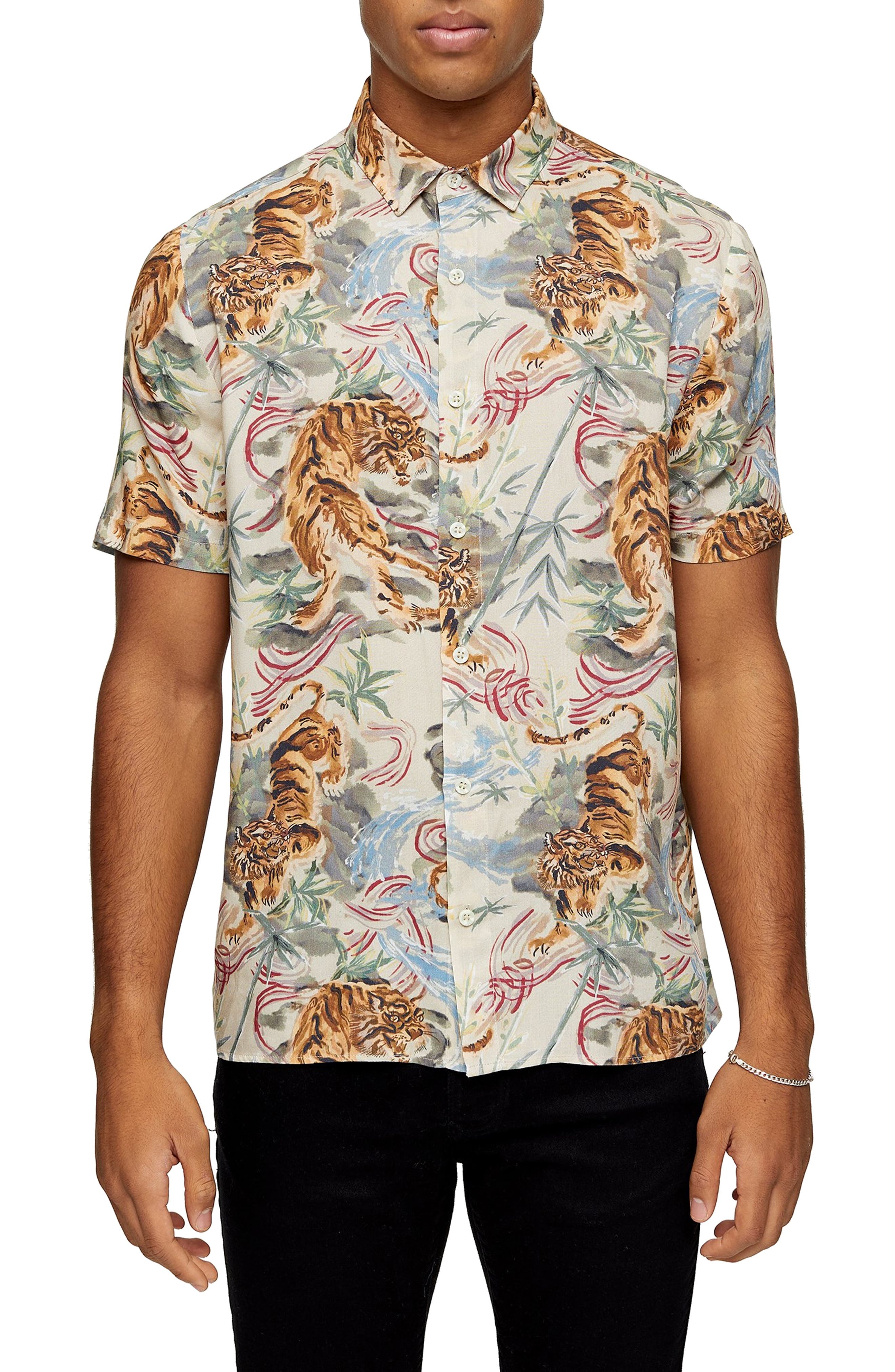 tiger shirt button up