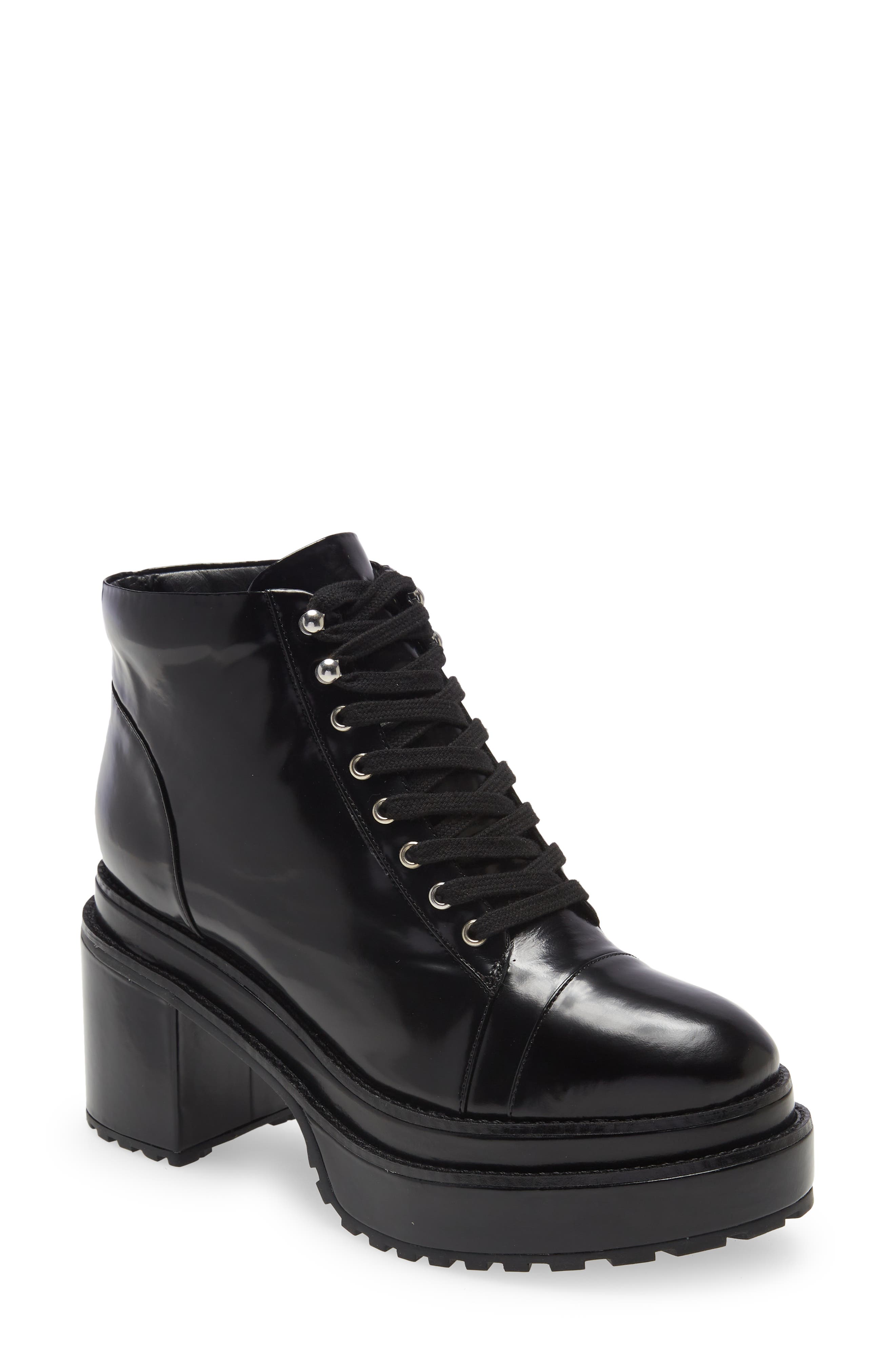 Cult Gaia Bratz Leather Boot in Black at Nordstrom