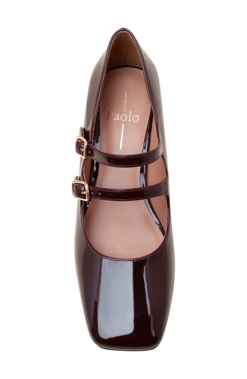 Linea Paolo Maurice Mary Jane Pump In Burgundy