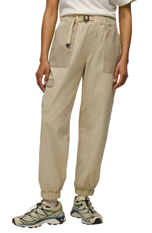 Shop Prana Stretch Zion™ Elastic Waist Joggers In Sandstone Block