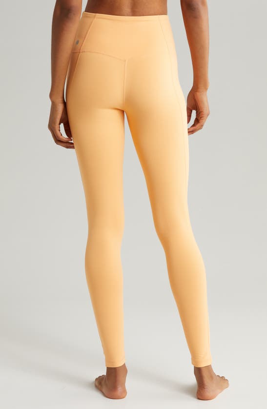 Shop Zella Live In High Waist Leggings In Coral Beads