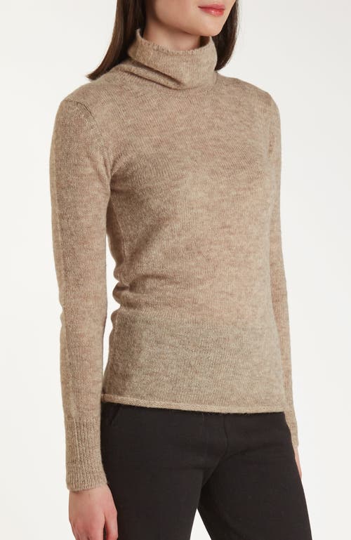 Shop Oyun Kate Funnel Neck Sweater In Fawn