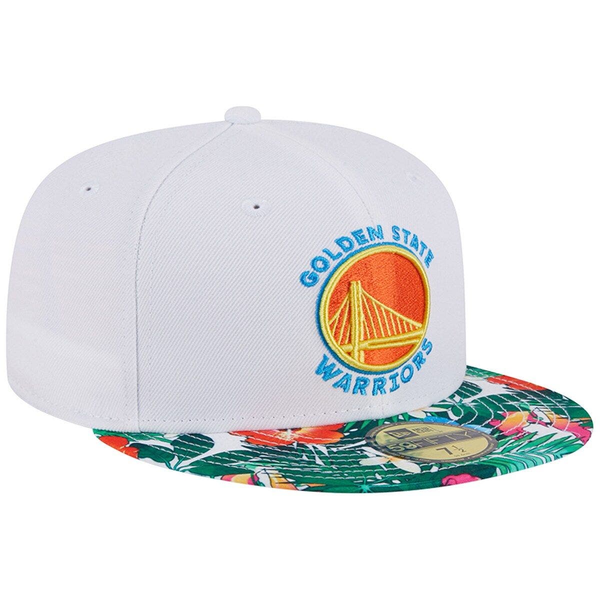 New Era Men's NBA Golden State Warriors Frame Front 59Fifty Fitted