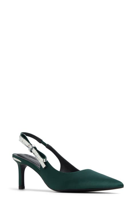 Green pump shoes ladies hotsell