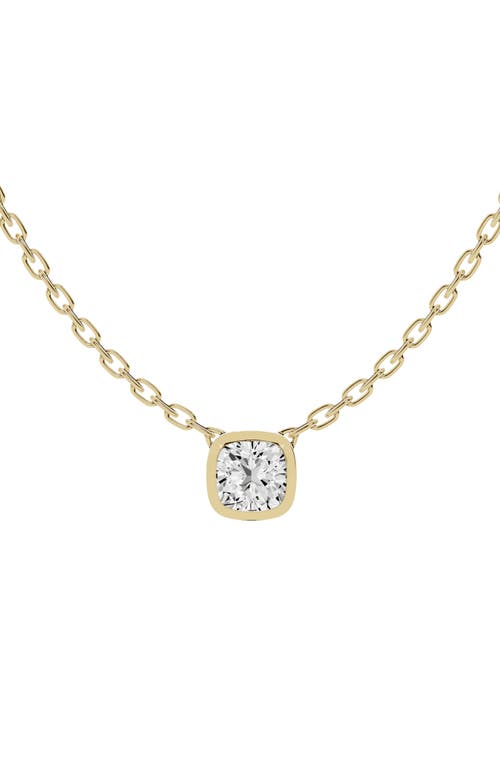 Jennifer Fisher 18K Gold Cushion Lab Created Diamond Pendant Necklace in D1.0Ct - 18K Yellow Gold at Nordstrom