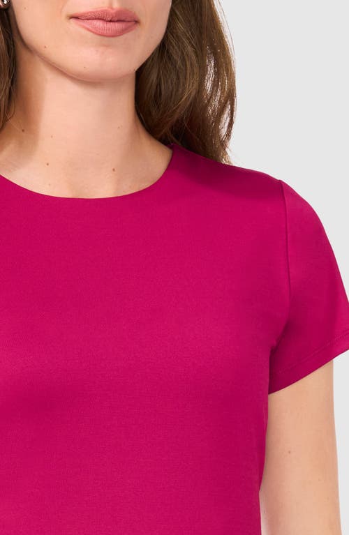 Shop Halogenr Halogen(r) Essential Compression T-shirt In Raspberry Purple