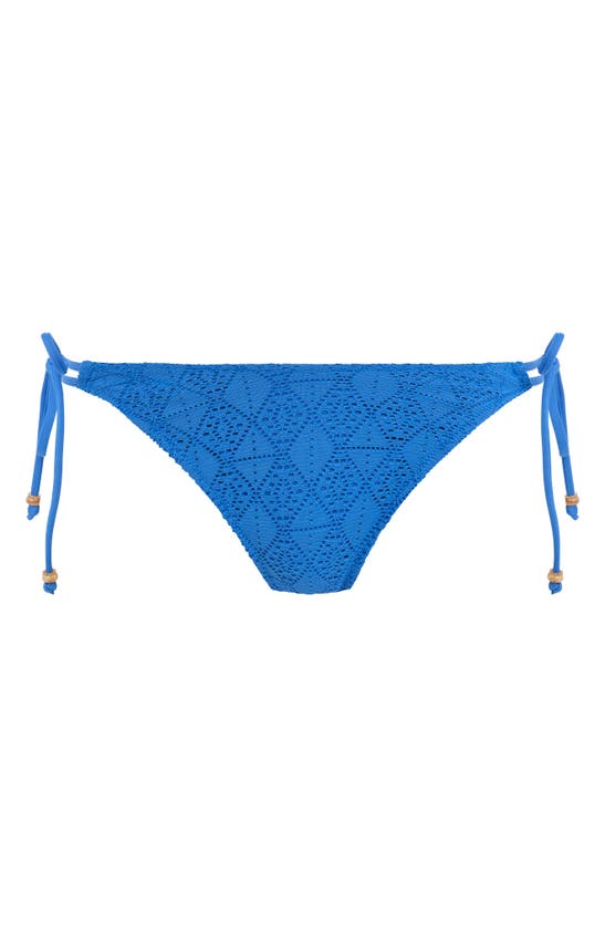 Shop Freya Nomad Nights Tie Side Bikini Bottoms In Atlantic (alt)