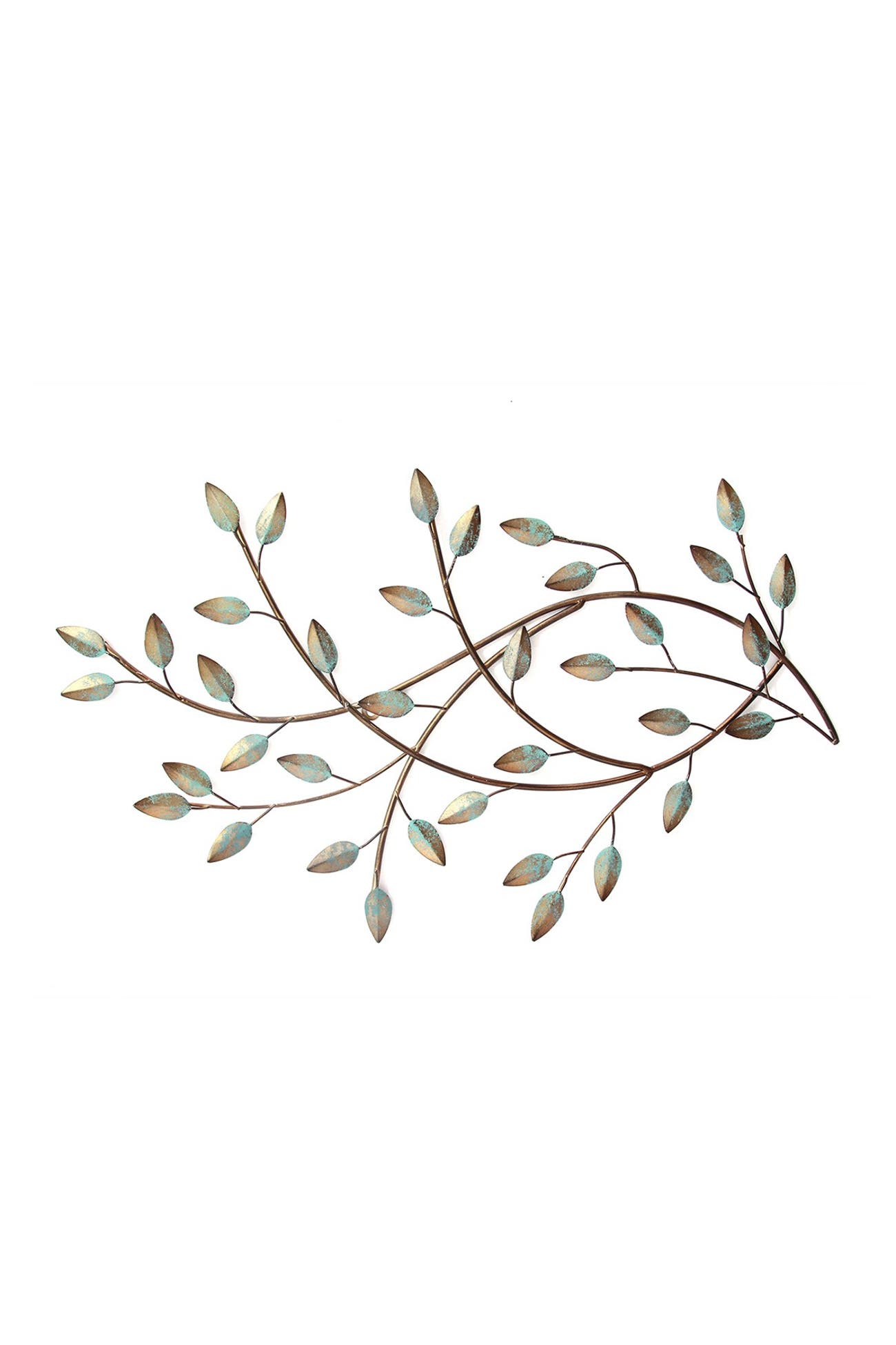 Stratton Home Green Patina Blowing Leaves Wall Decor Nordstrom Rack
