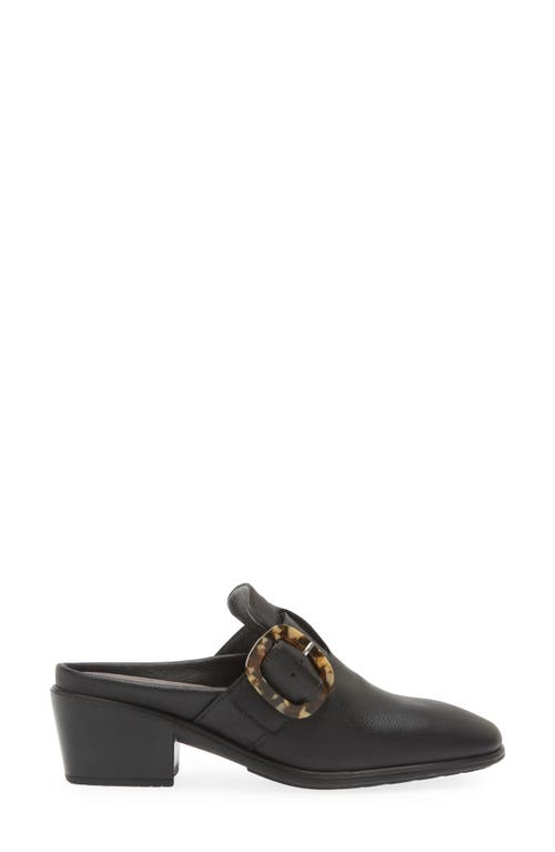 Naot Choice Mule In Soft Black Leather