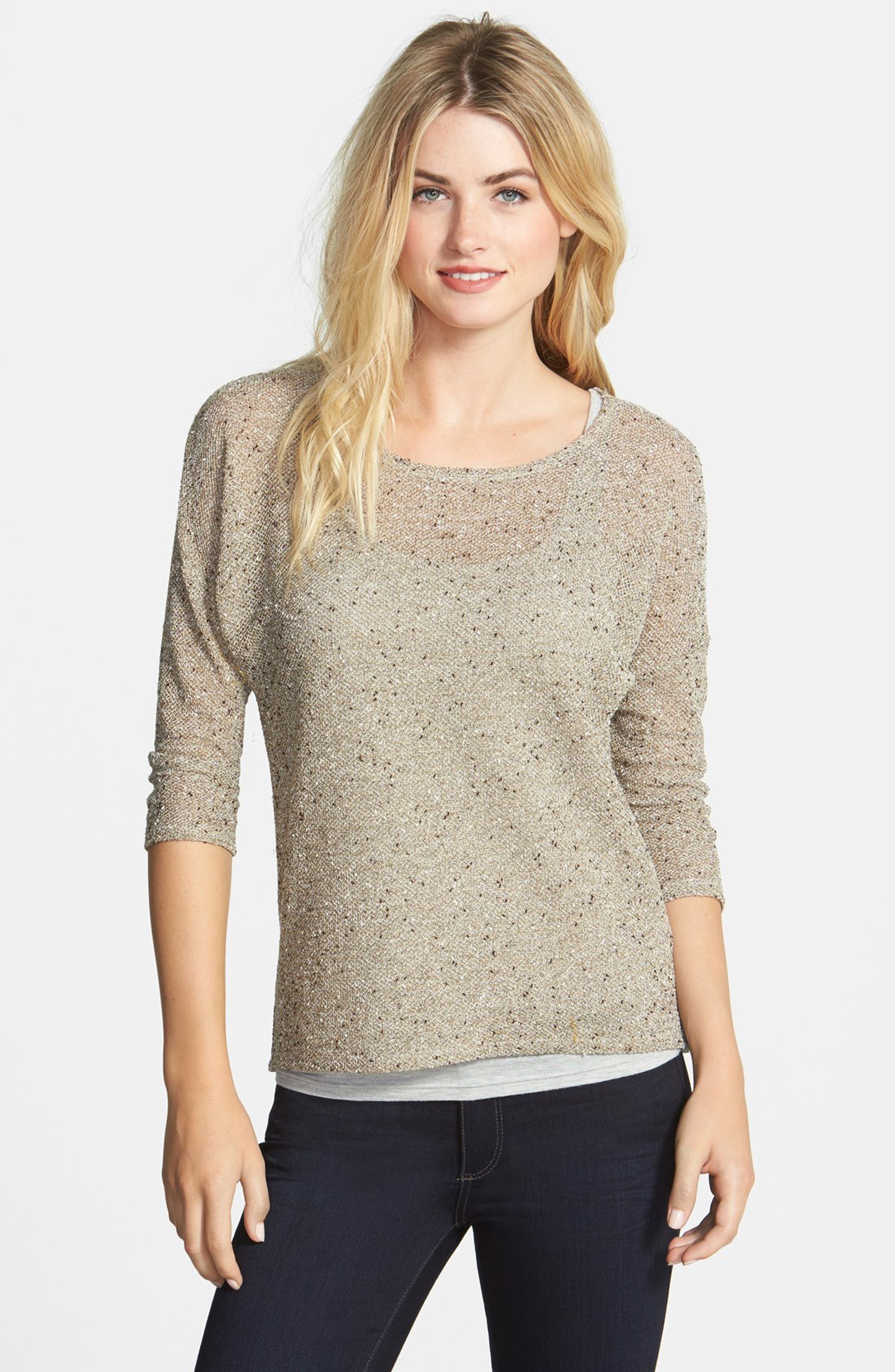 Two by Vince Camuto Lurex® Speckled Top | Nordstrom