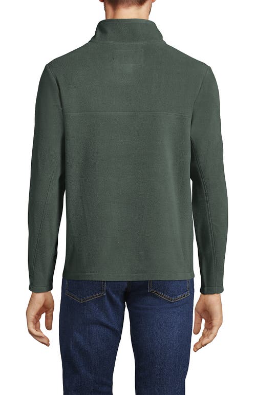 Shop Lands' End Anyweather Fleece Quarter Zip Pullover In Spruce