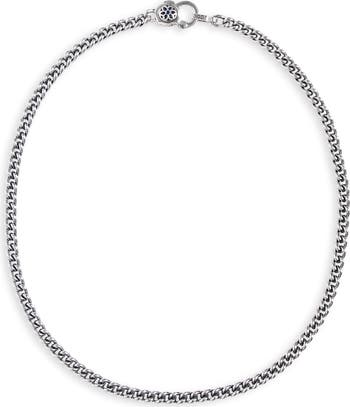 Good Art Hlywd Men's Sapphire Rosette AA Curb Chain Necklace | Nordstrom