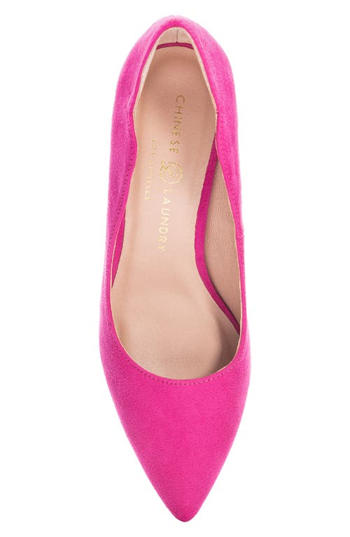 Chinese Laundry Rya Pointed Toe Pump In Fuchsia