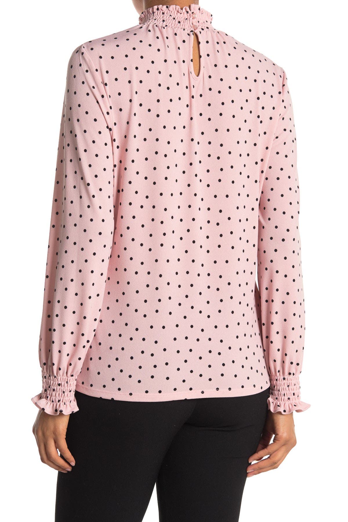 adrianna papell polka dot top