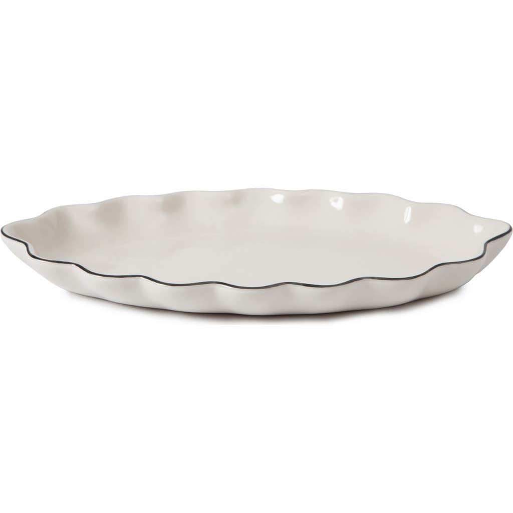 Kassatex Le Marais Accessories Tray In White/black