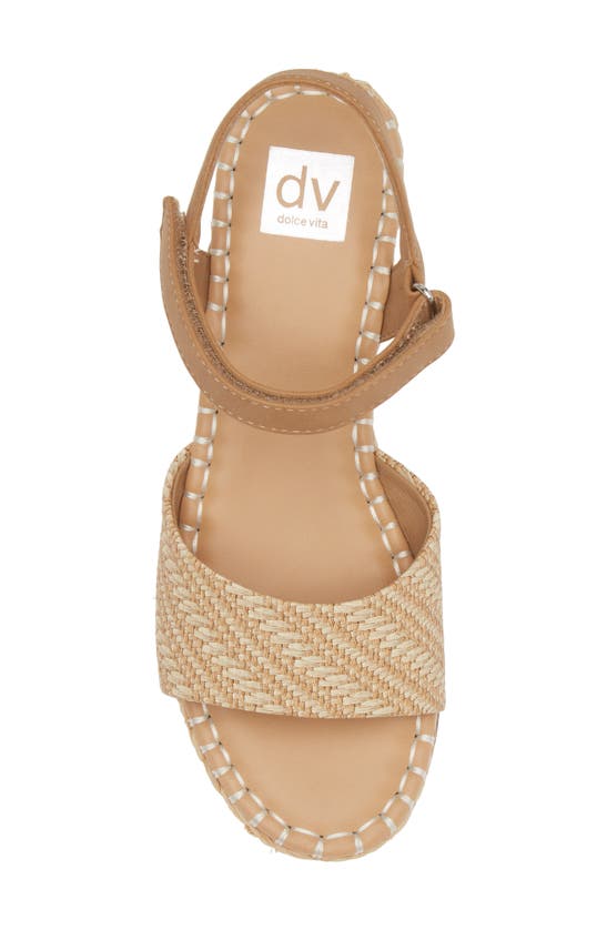 Shop Dolce Vita Dv By  Kids' Vidal Espadrille Platform Sandal In Tan