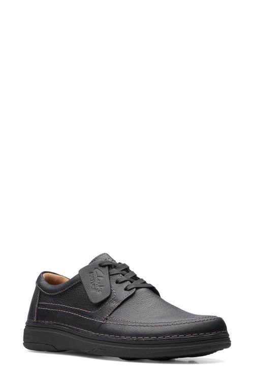 Clarks(r) Nature 5 Lace-Up Sneaker in Black Leather