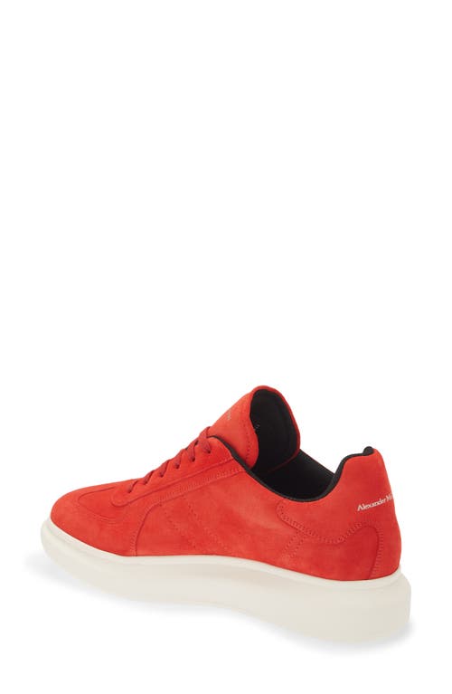 Shop Alexander Mcqueen Oversize Retro Sneaker In Fire Red