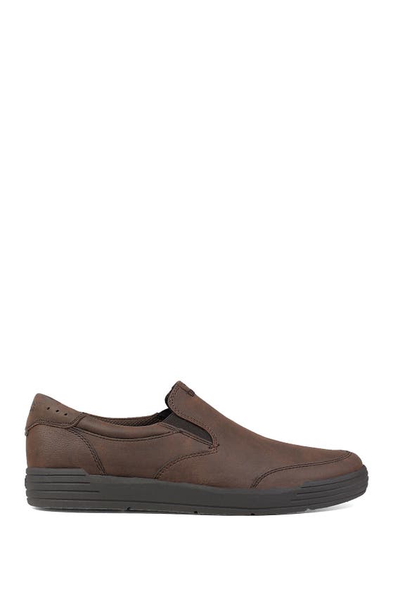 Nunn Bush Men's Kore City Walk Slip-on Sneakers In Dark Brown