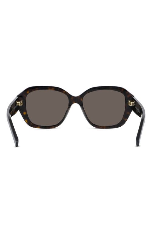 Shop Givenchy Gv Day 55mm Round Sunglasses In Dark Havana/brown