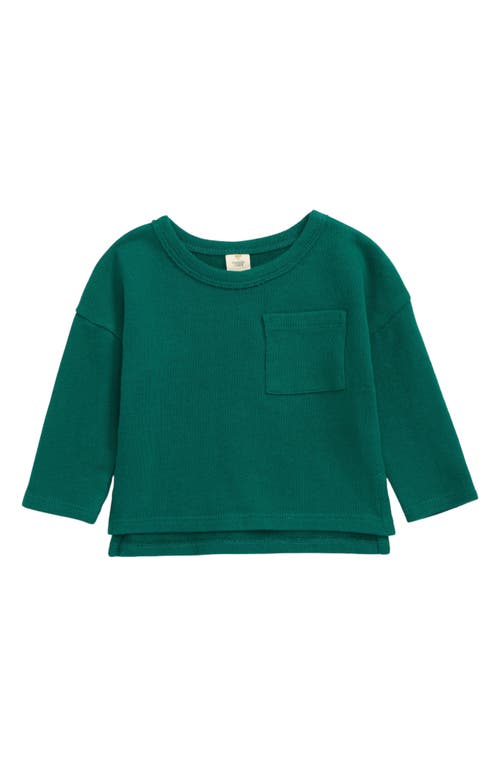 Tucker + Tate French Terry Cotton Pocket T-Shirt in Green Evergreen