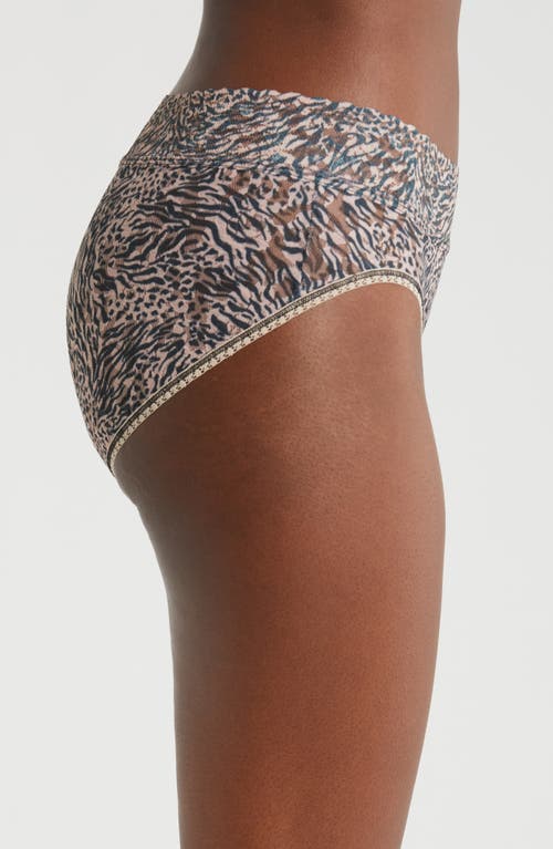 Shop Hanky Panky Print Signature Lace French Briefs In Animal Kingdom Nord Anniv