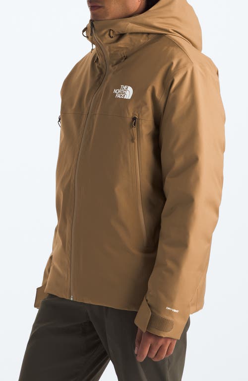 Shop The North Face Mtn Range Water Repellent Insulated Jacket In Utility Brown