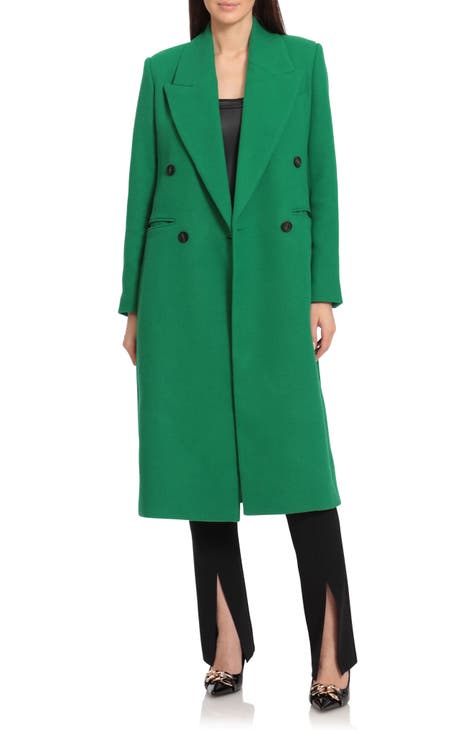Women's Green Wool & Wool-Blend Coats | Nordstrom
